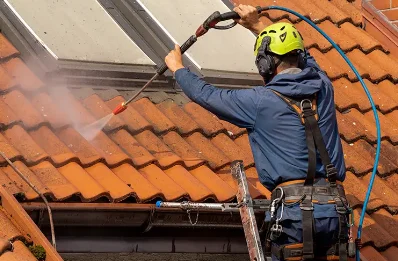 Démoussage et hydrofuge de toiture à Camjac